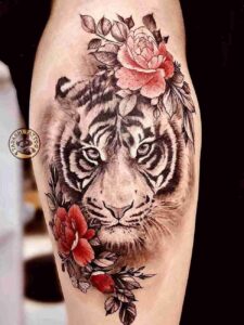 Tiger flower tattoo meaning